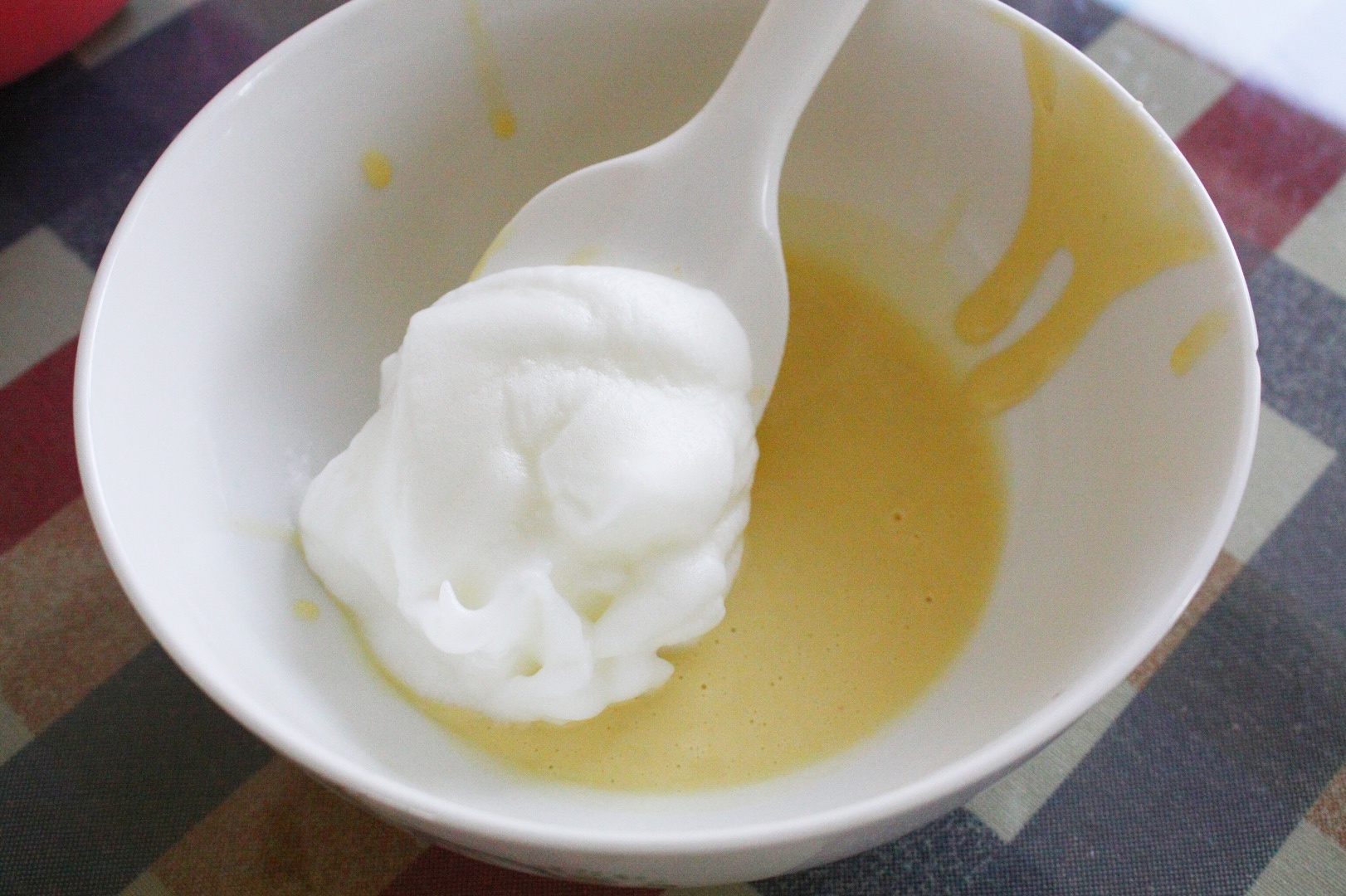 寶寶輔食：奶香鬆餅（無鬆餅粉，蛋白打發法）的做法 步骤8