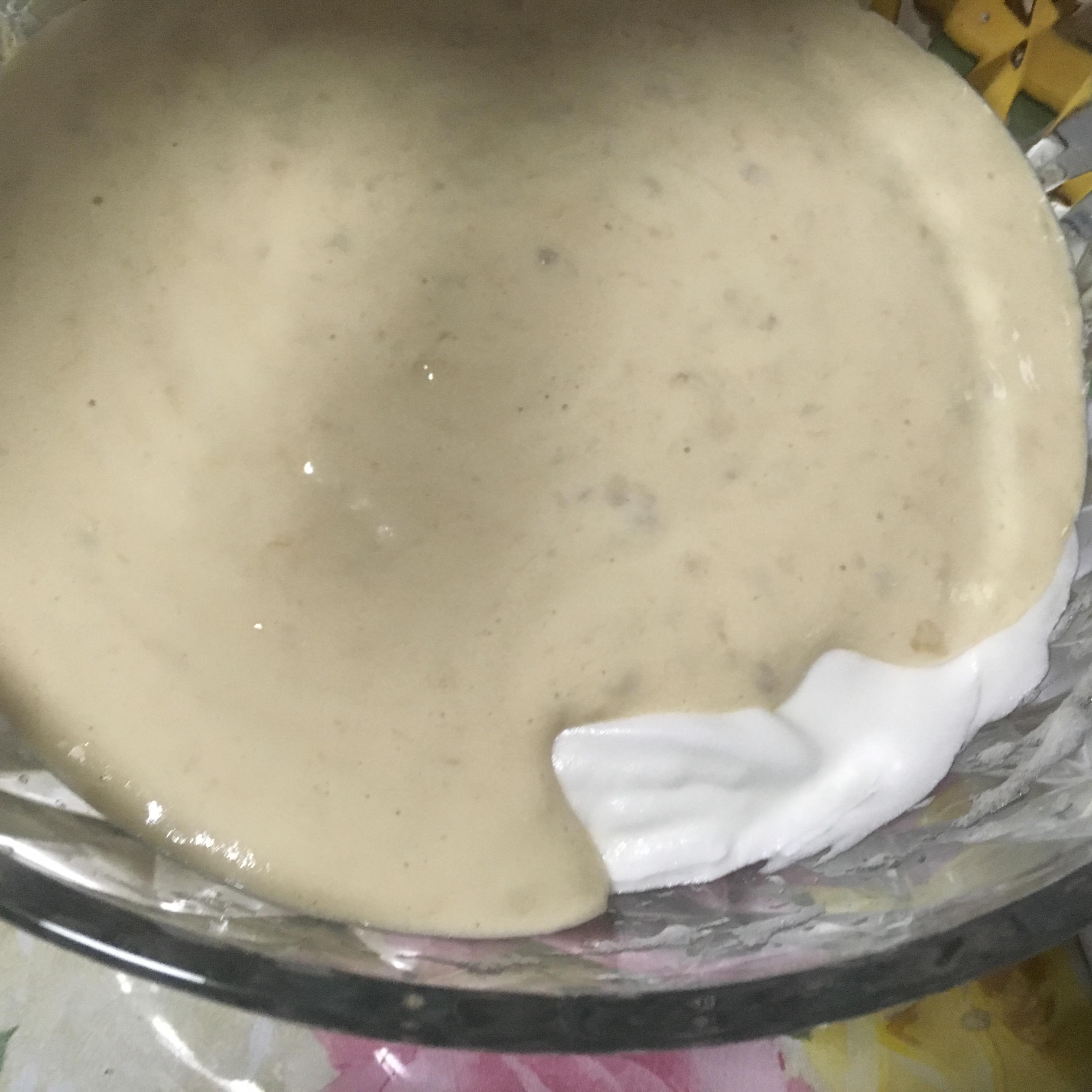 鬆軟無油無新增酸奶香蕉蛋糕的做法 步骤8