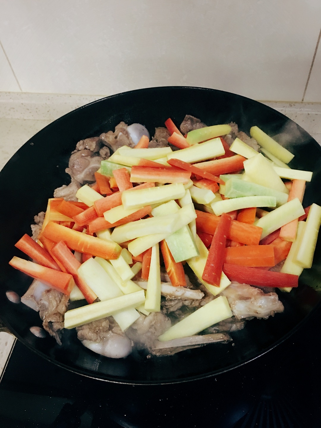 美味新疆羊肉抓飯 （電飯煲簡易版）的做法 步骤5