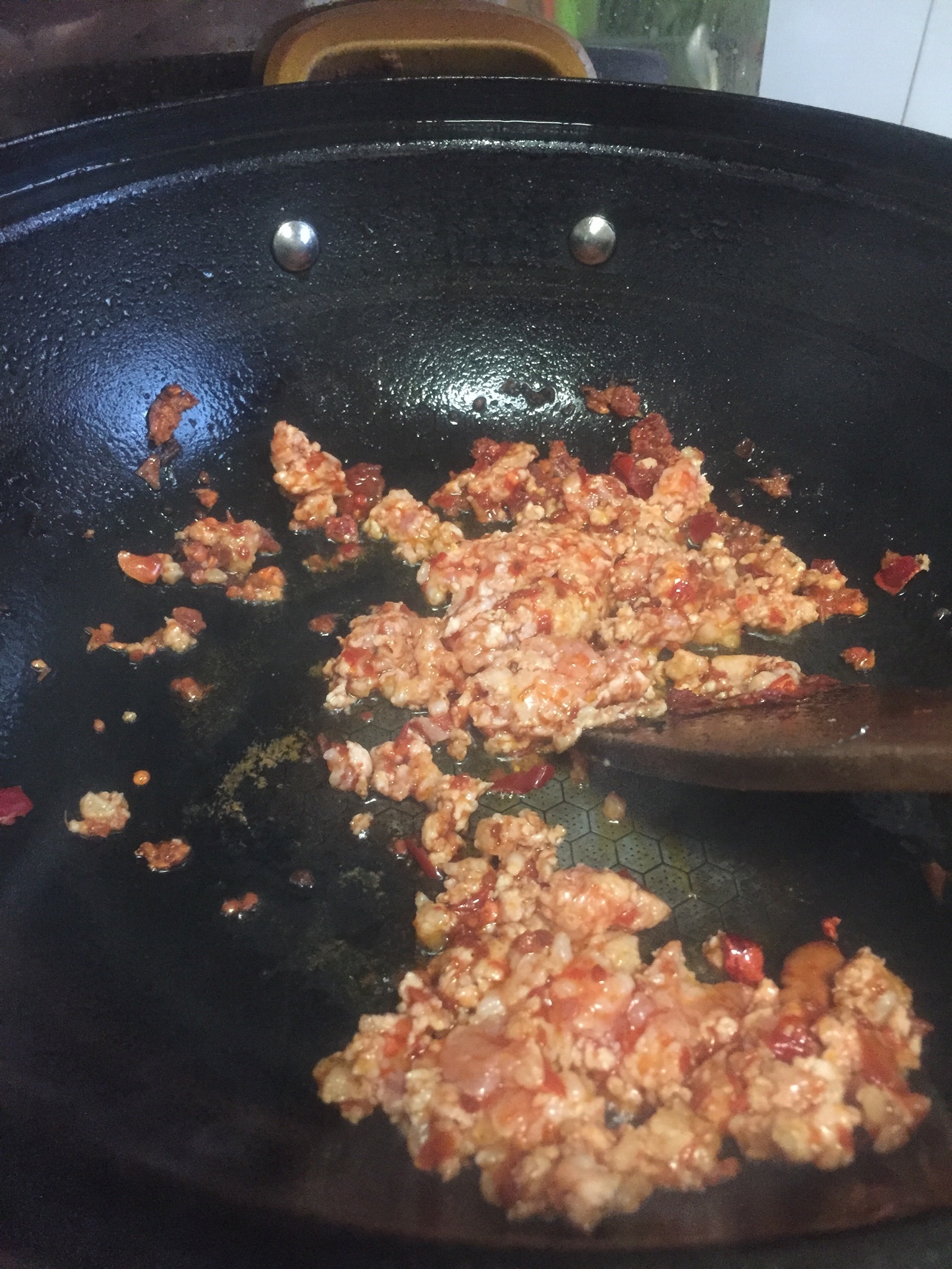 榨菜肉末湯麪的做法 步骤2