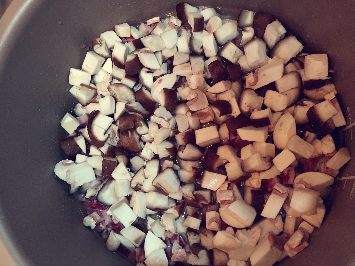 香腸鹹肉香菇青菜飯的做法 步骤4
