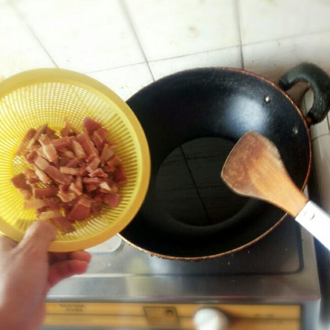 香菇鹹肉青菜飯的做法 步骤6