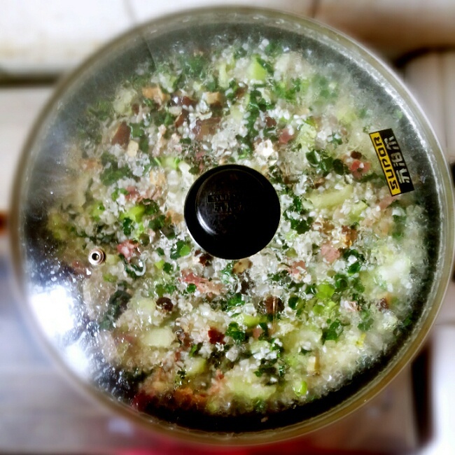 香菇鹹肉青菜飯的做法 步骤12