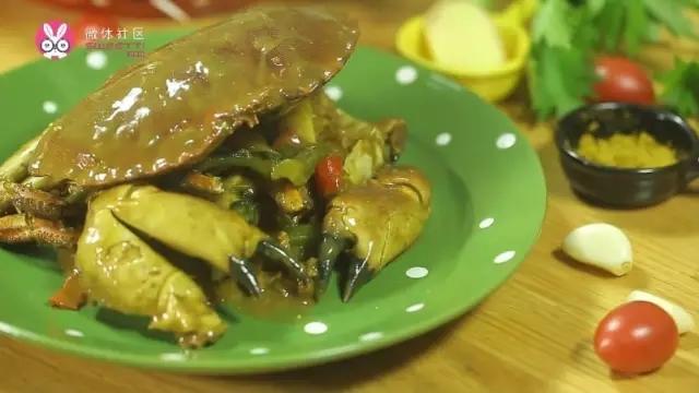 【微體兔菜譜】咖哩蟹丨吮著吃的咖哩香的做法 步骤5