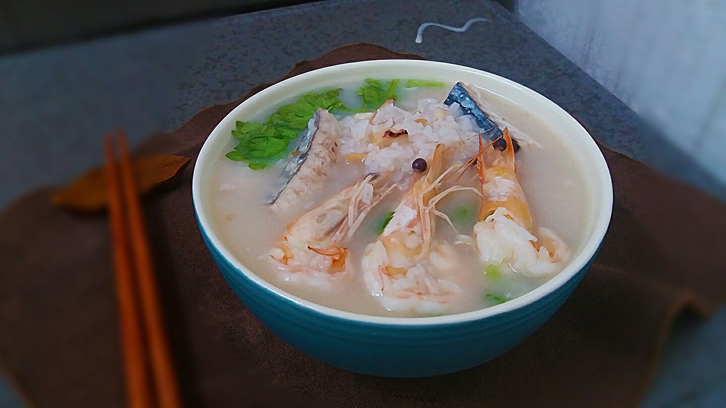 營養味美~馬鮫魚蝦粥的做法 步骤5