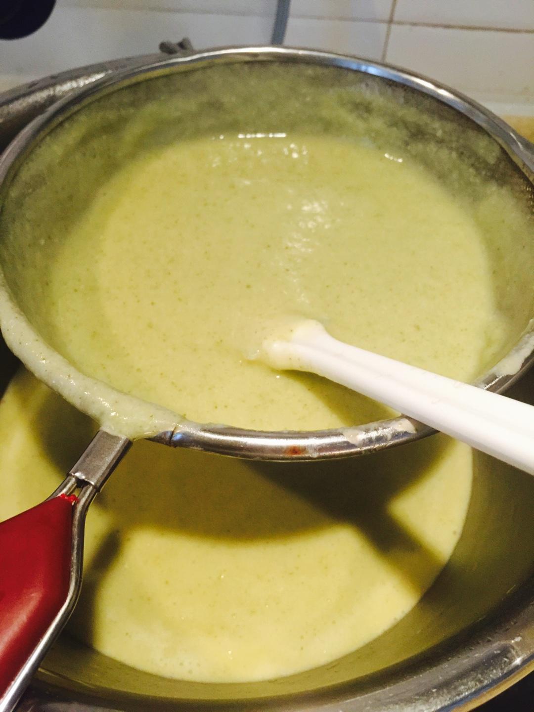 西蘭花雞茸奶油濃湯的做法 步骤8