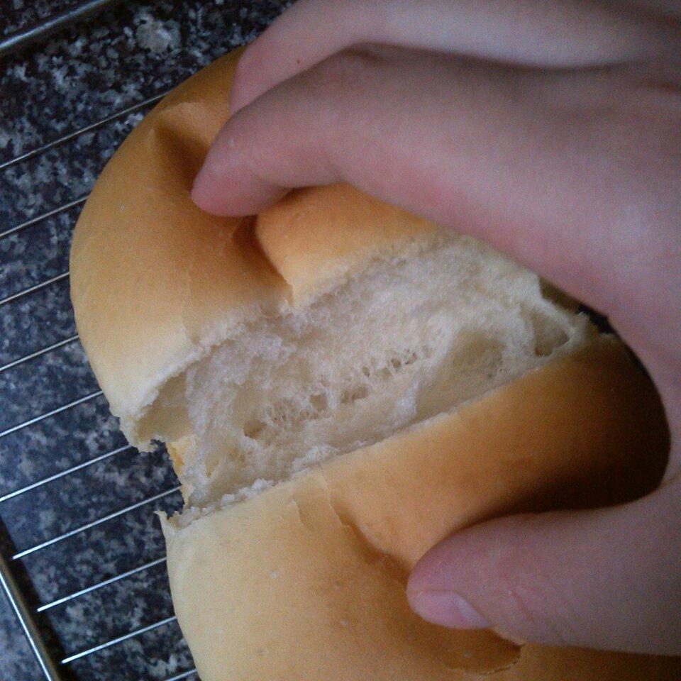新手面包(無需稱,黃油)超簡單一次發酵植物油版的做法 步骤12
