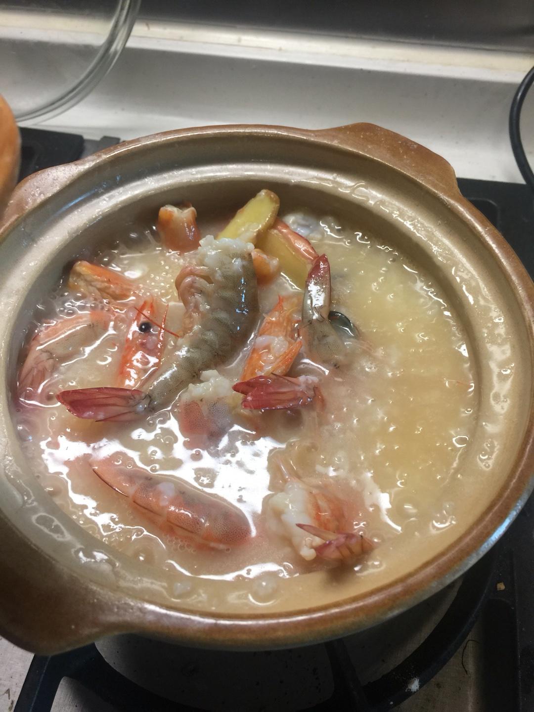 低調奢華有內涵的砂鍋海鮮粥的做法 步骤7