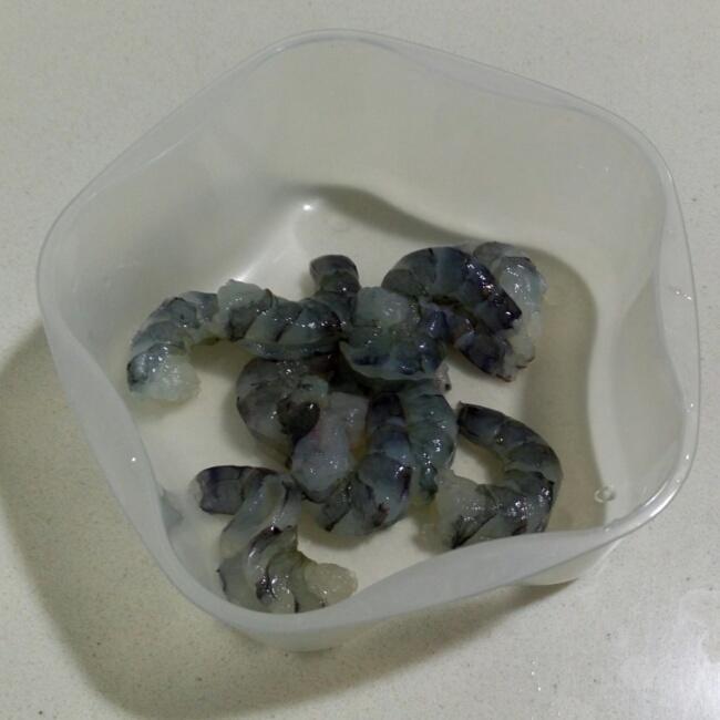 鮮蝦秋葵粥的做法 步骤3