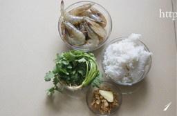 砂鍋鮮蝦粥的做法 步骤1
