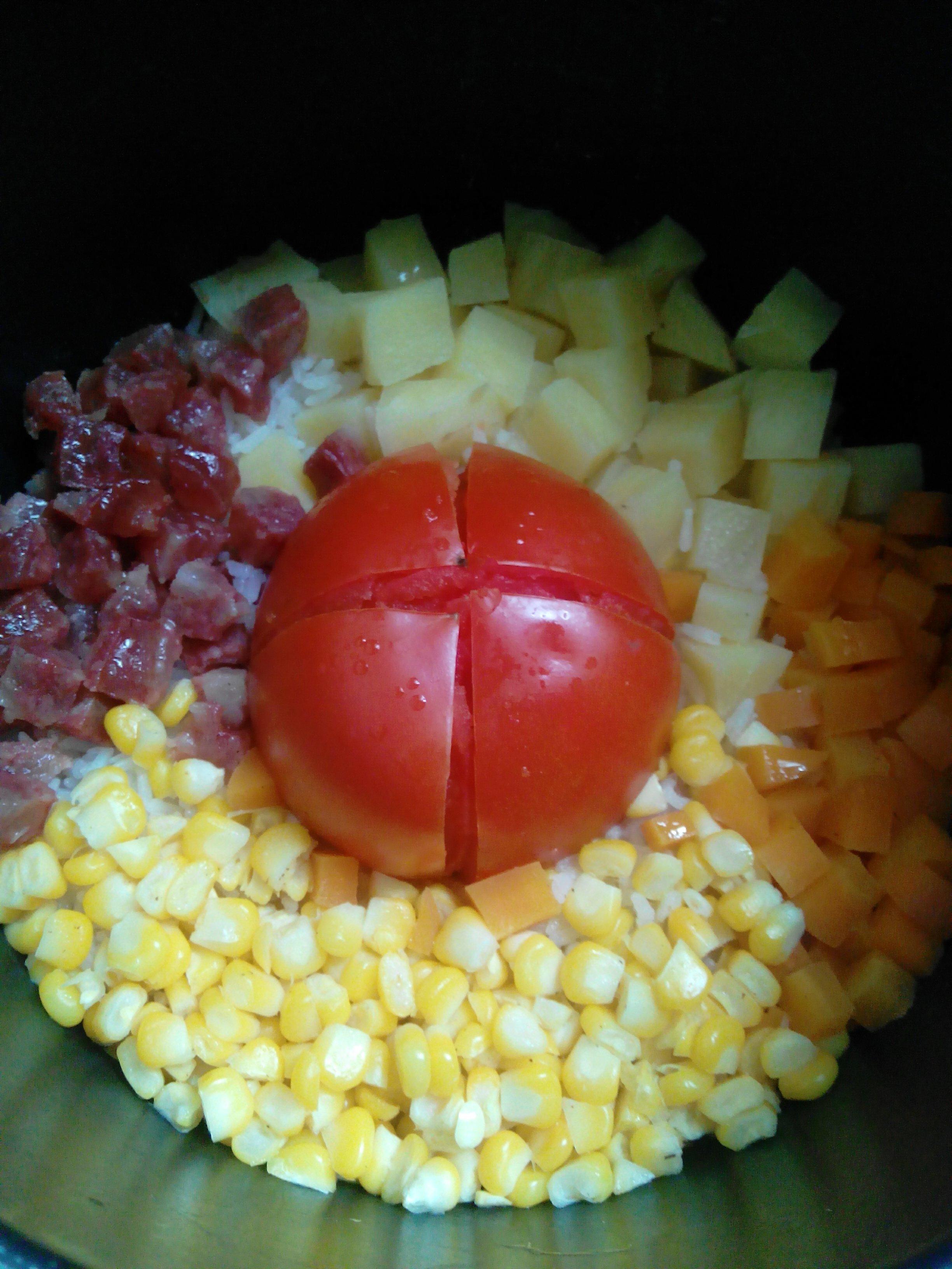 一隻番茄飯的做法 步骤3