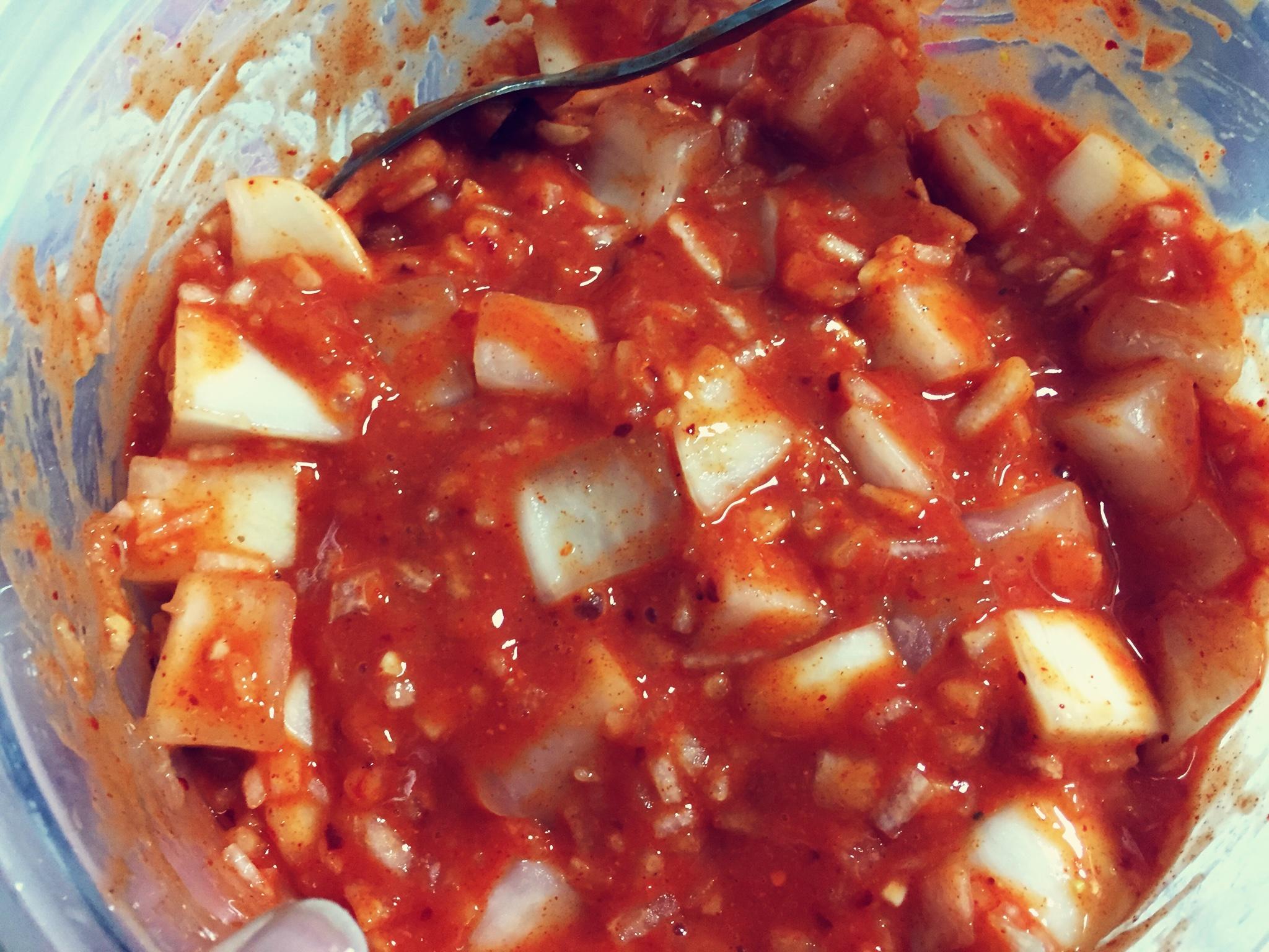 家庭韓式泡蘿蔔的做法 步骤7