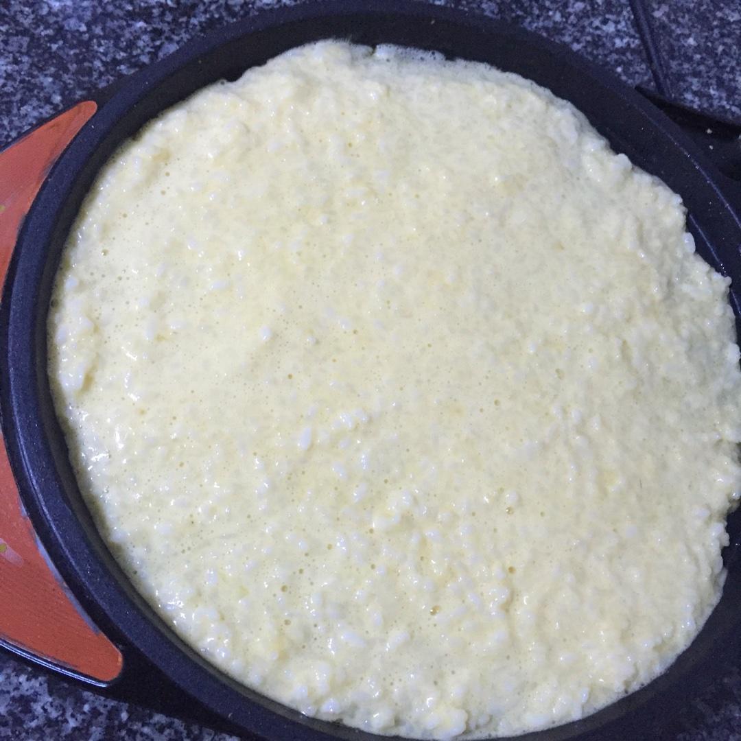 肉鬆米飯雞蛋餅的做法 步骤5