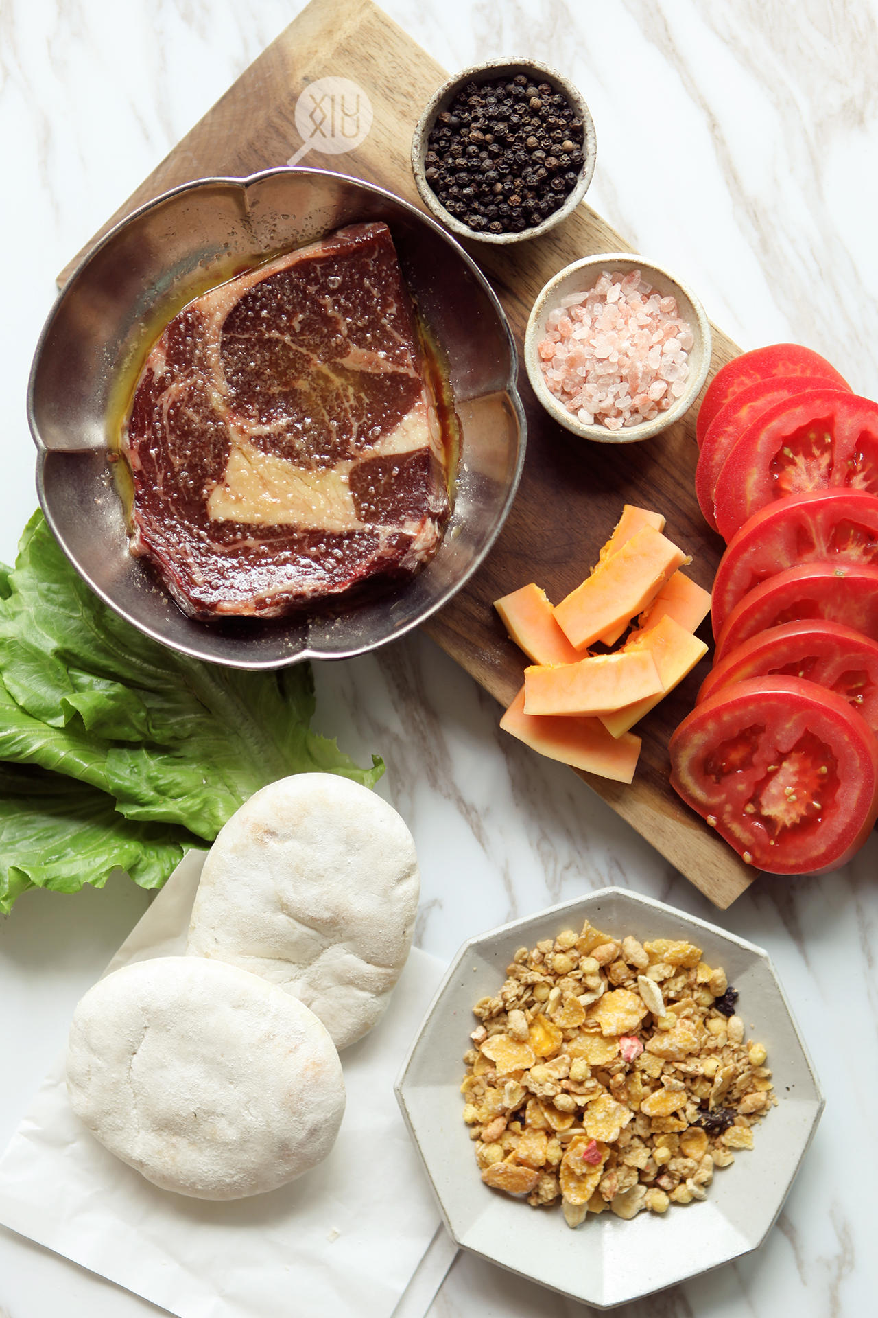 牛肉pita | 外帶早餐首選的做法 步骤1