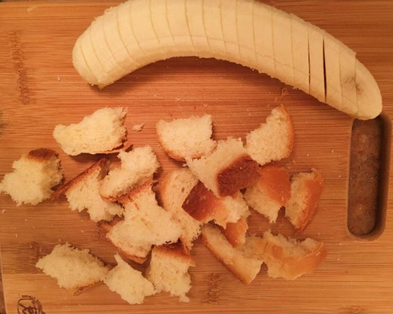 低脂香蕉麪包布丁的做法 步骤4