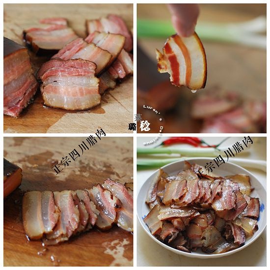 青蒜炒臘肉的做法 步骤10