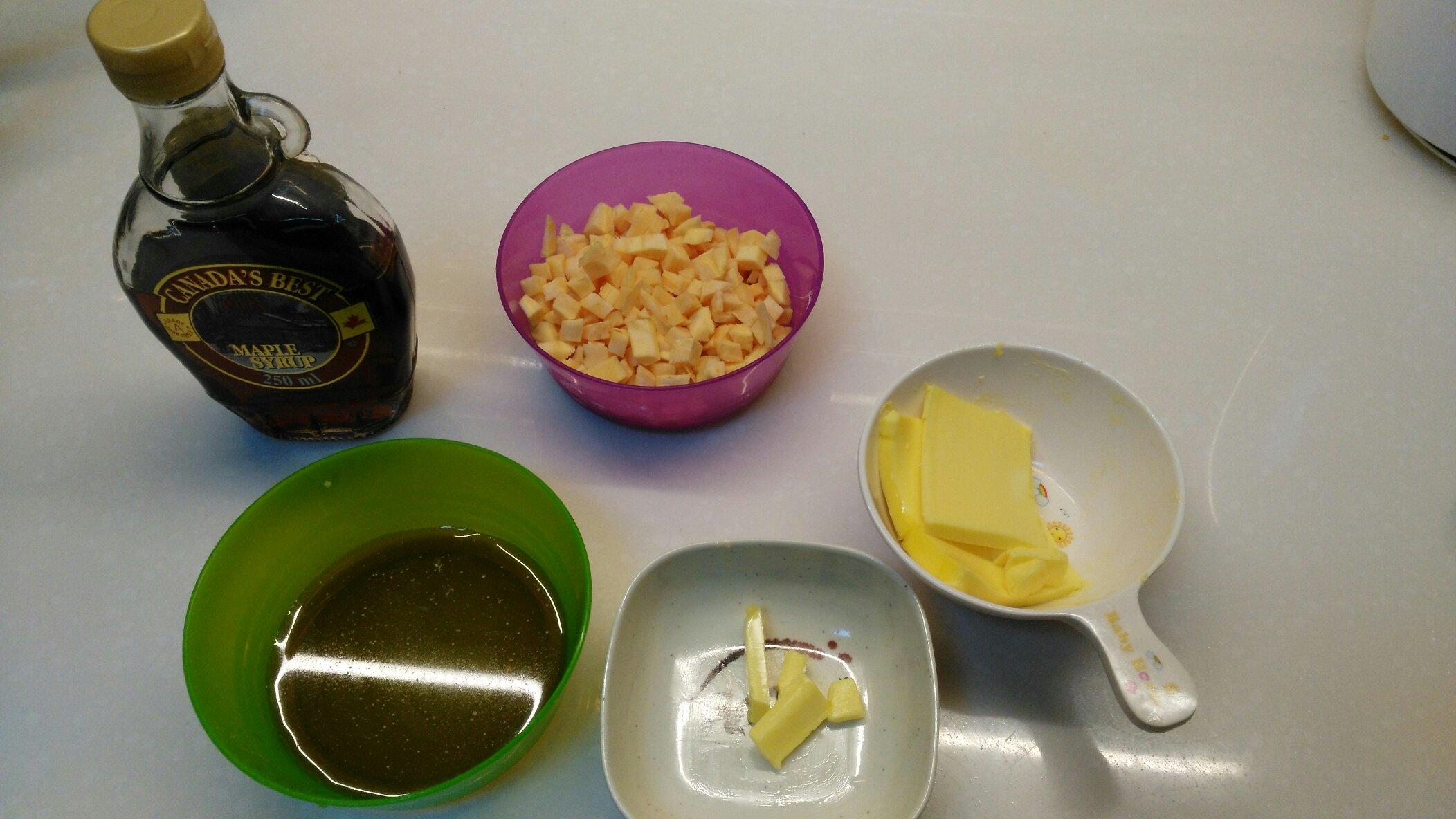 美食知時節——楓丹白露 楓糖紅薯芝麻麪包的做法 步骤2