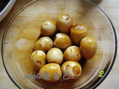 豌豆苗鵪鶉蛋組合的做法 步骤2