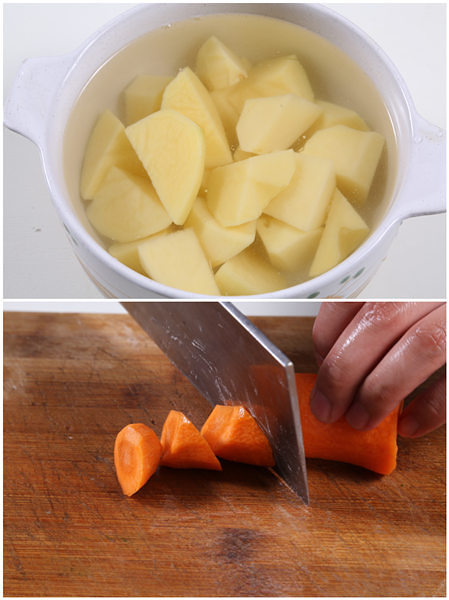 咖哩土豆——捷賽私房菜的做法 步骤1