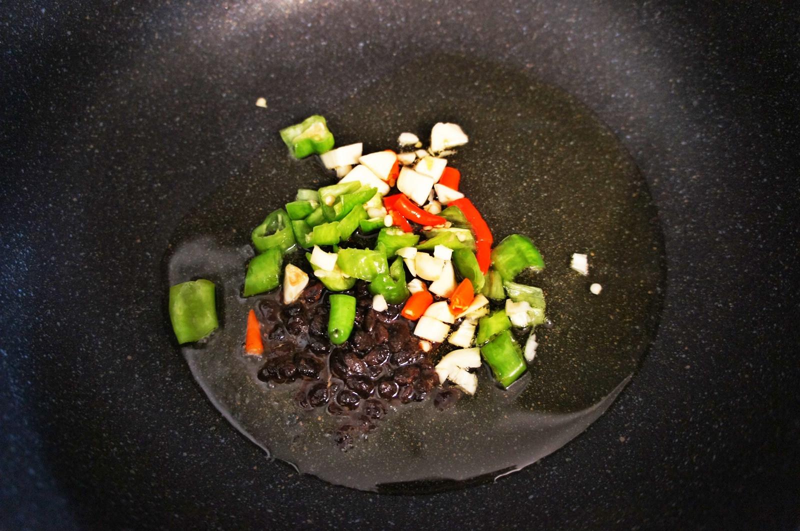 香辣豆豉油麥菜的做法 步骤2