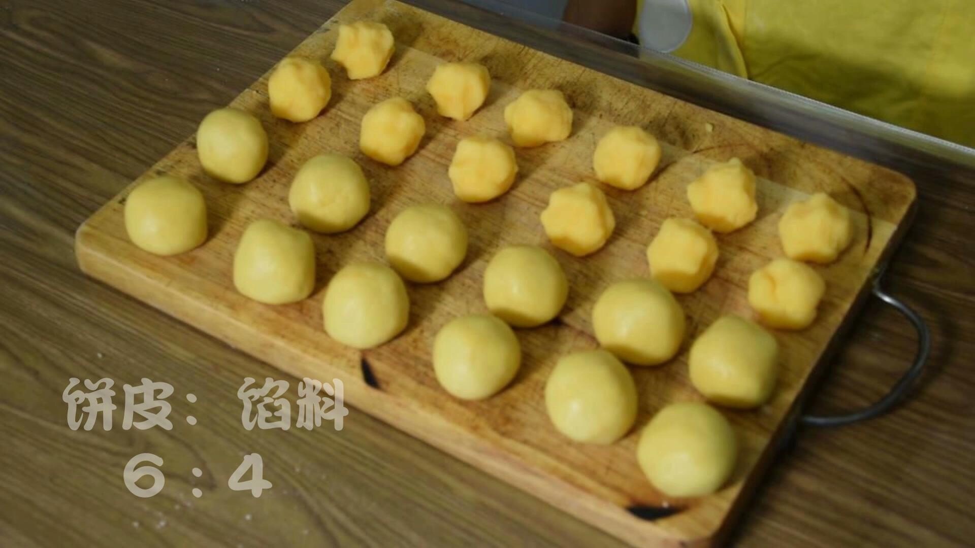 《糯米糰子的廚房日記》奶黃流心月餅的做法 步骤29