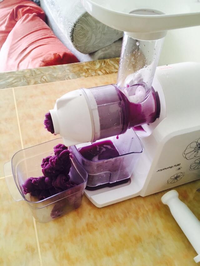 簡易版紫薯冰皮月餅的做法 步骤2