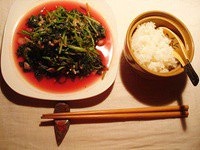 清炒紅莧菜 ♨的做法 步骤3