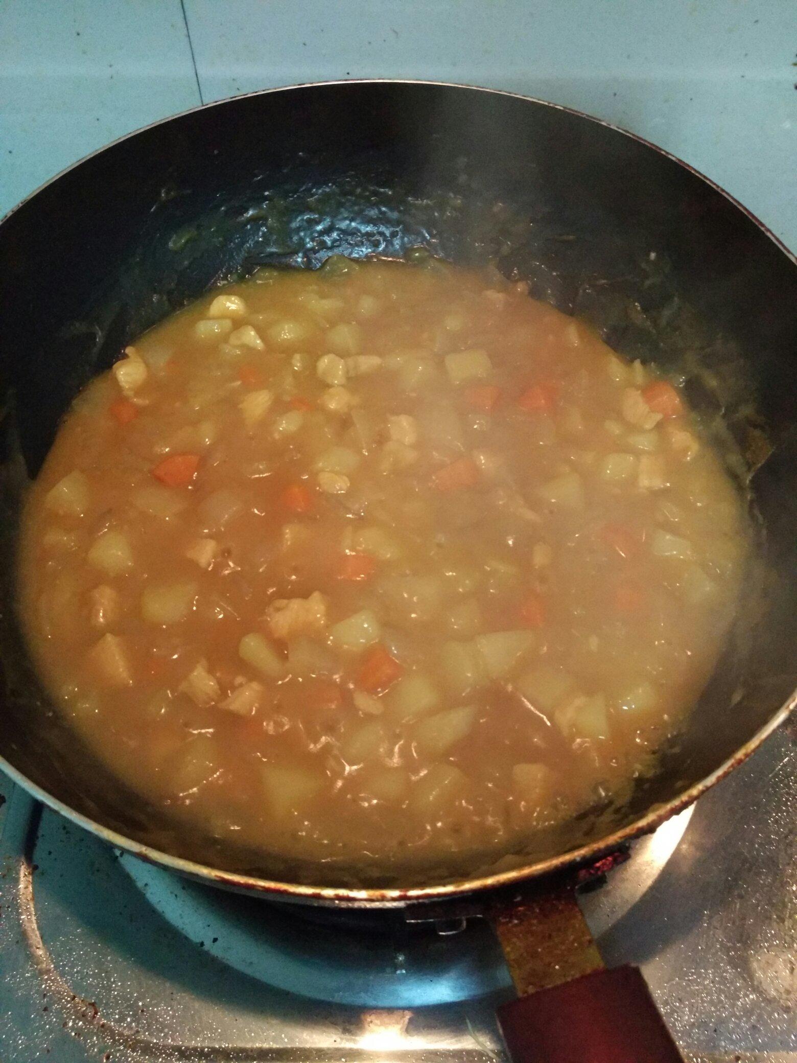 咖哩土豆雞塊飯的做法 步骤5