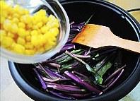 紫金粟米紅菜心的做法 步骤3