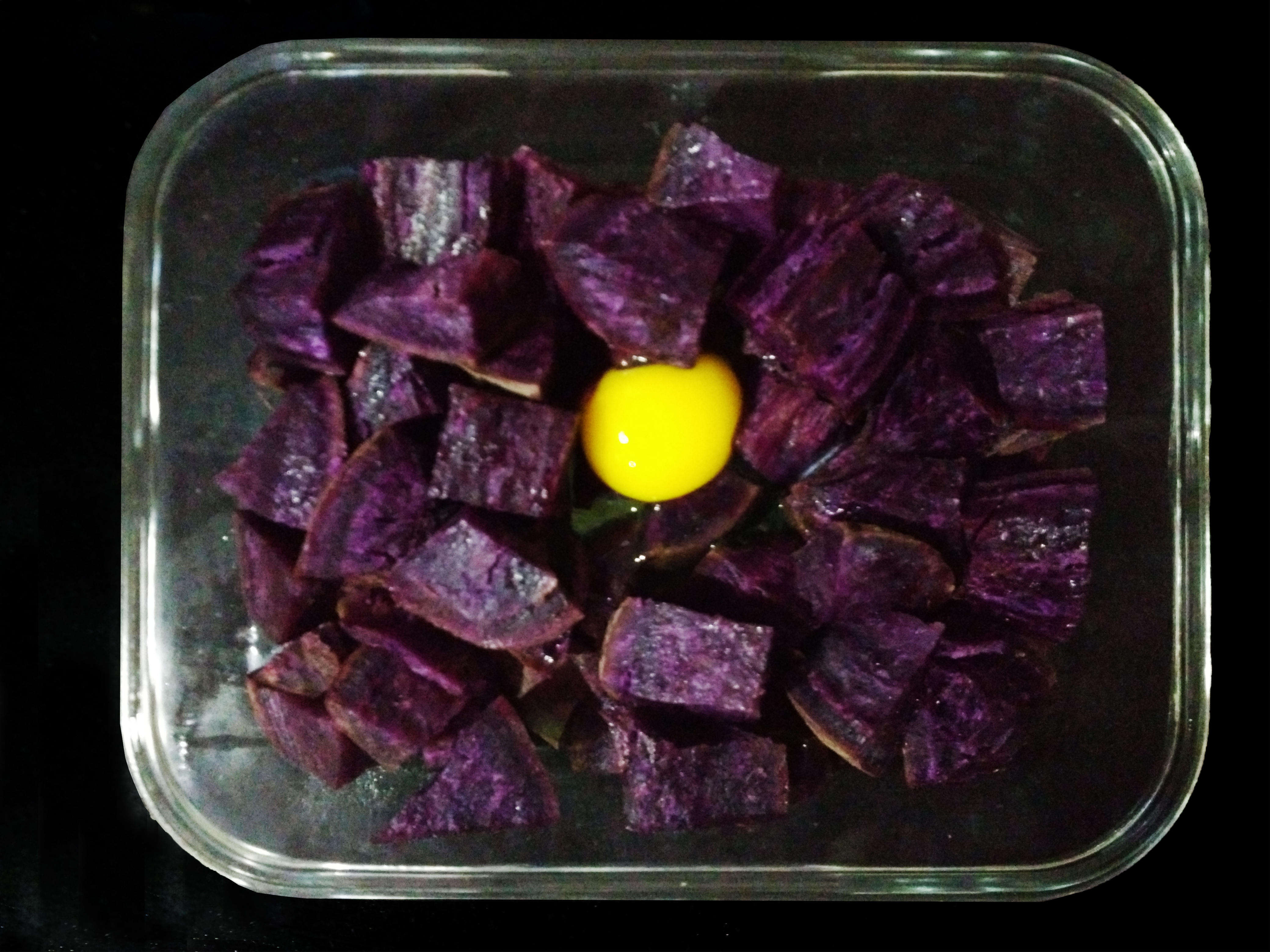 燕麥紫薯蛋派的做法 步骤3