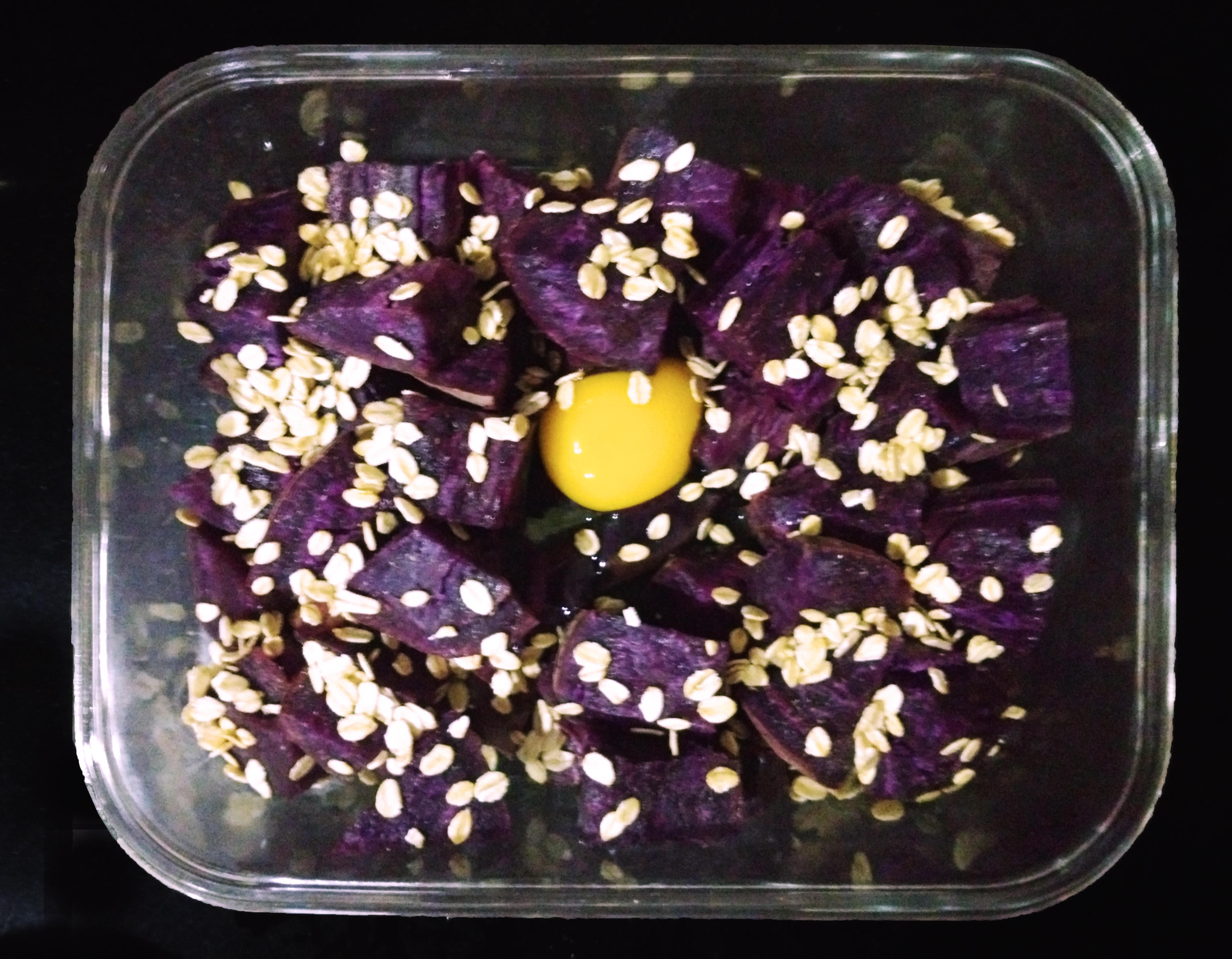 燕麥紫薯蛋派的做法 步骤4