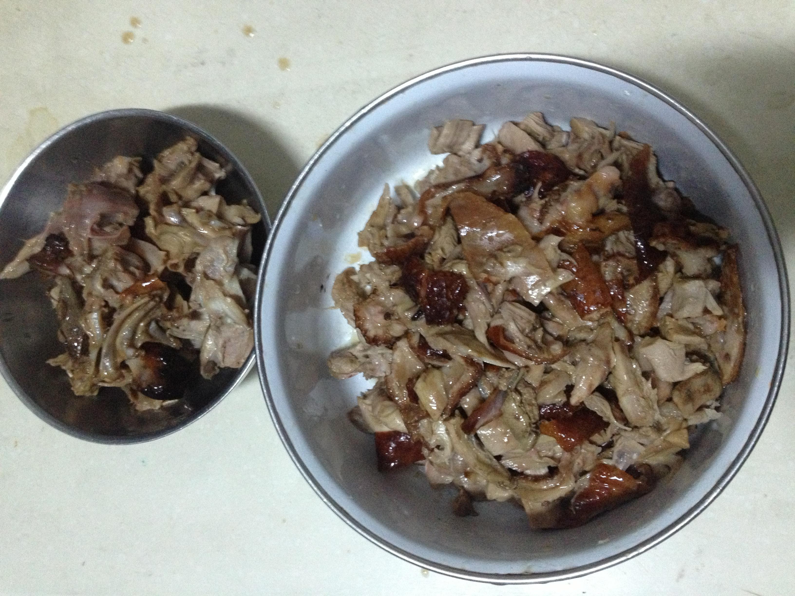 烤鴨炒飯&鴨架茼蒿湯的做法 步骤1