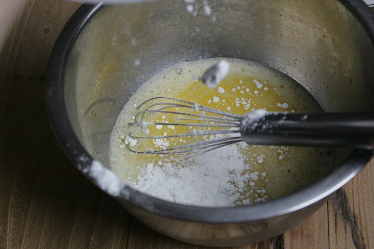 椰香紅絲絨可麗餅（低油低糖）的做法 步骤4