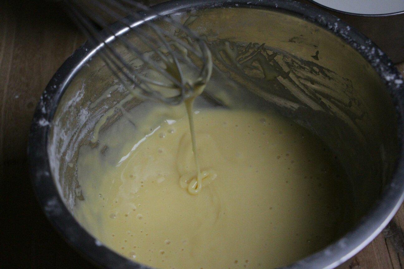 椰香紅絲絨可麗餅（低油低糖）的做法 步骤5