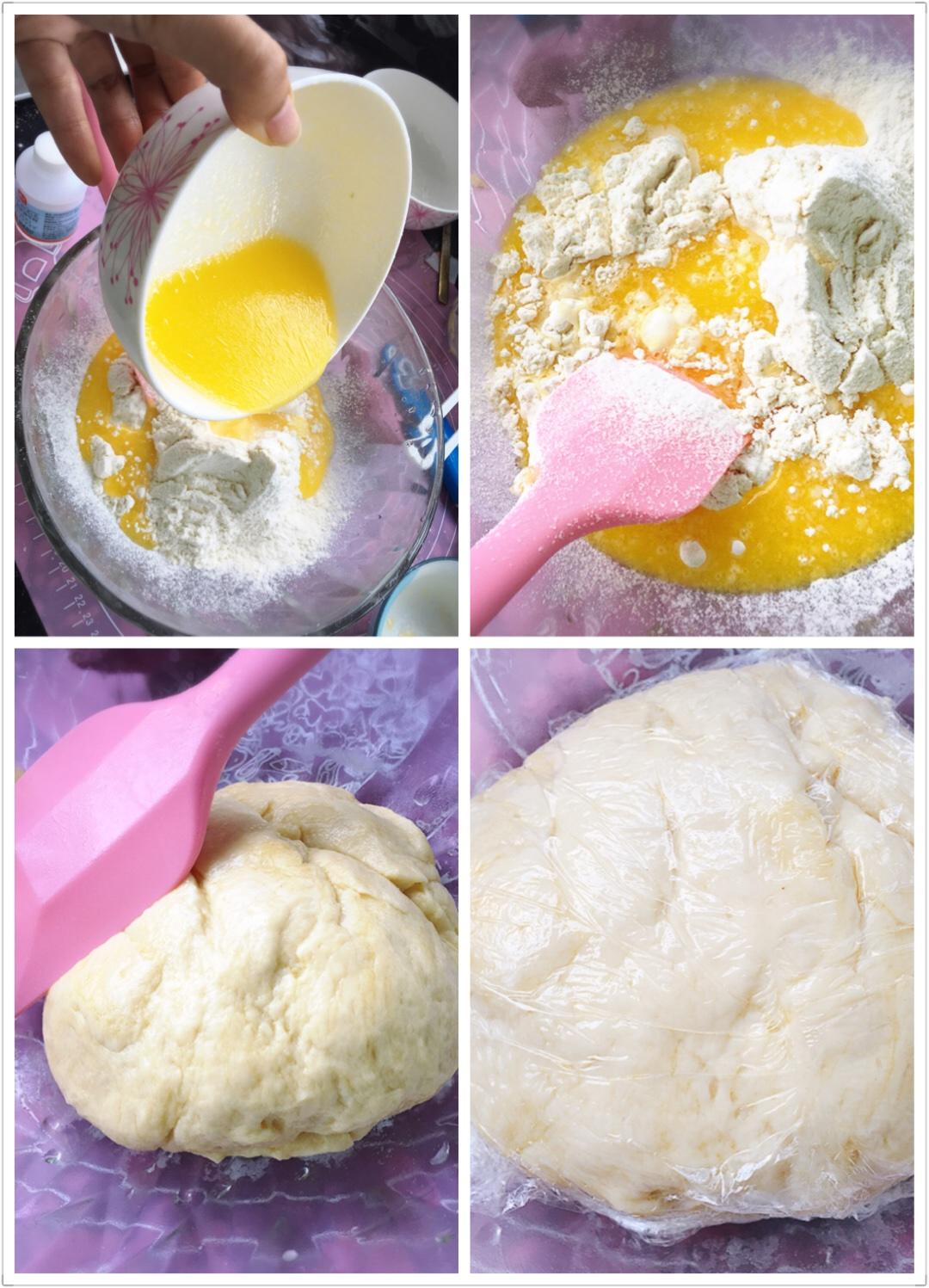 臺式蛋黃酥月餅的做法 步骤4