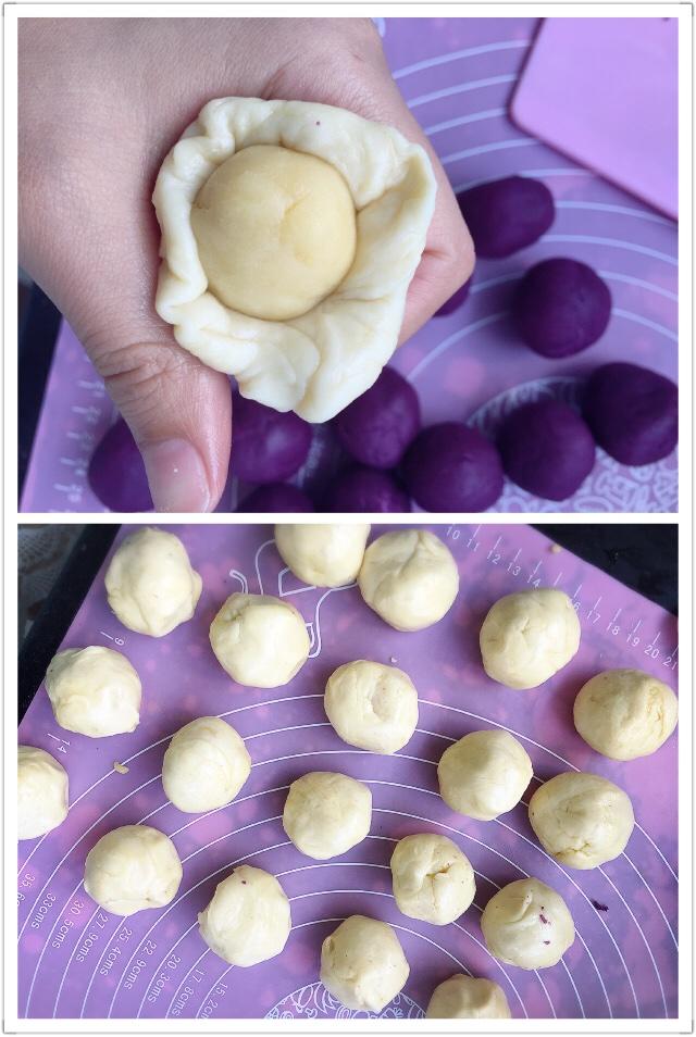 臺式蛋黃酥月餅的做法 步骤8