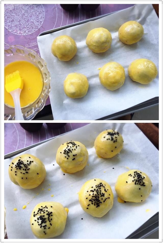 臺式蛋黃酥月餅的做法 步骤13