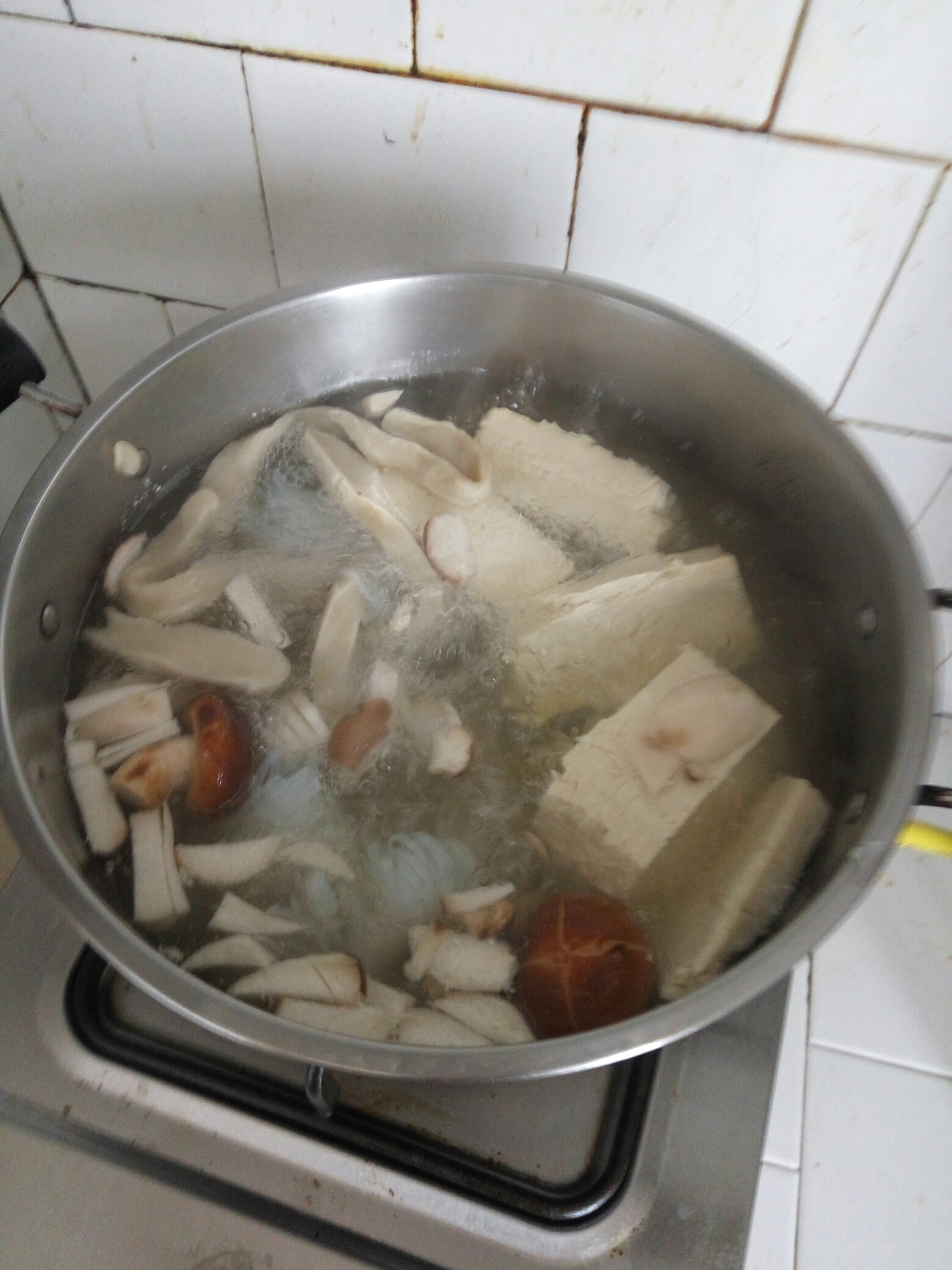 凍豆腐豆漿鹹湯的做法 步骤4