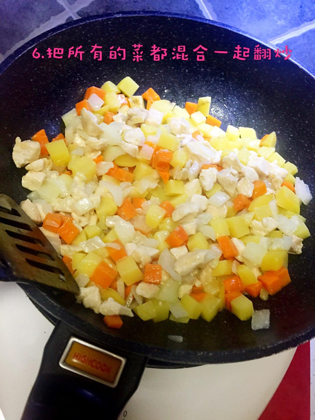 日式咖哩雞肉的做法 步骤6
