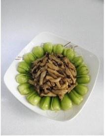 蟹味菇炒小油菜的做法 步骤5