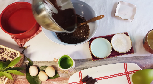 椰香夾心巧克力馬芬的做法 步骤8