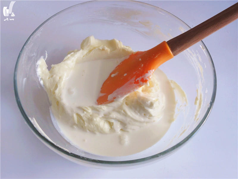 雙層口味杏仁乳酪蛋糕塊的做法 步骤12