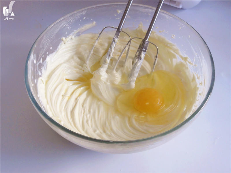 雙層口味杏仁乳酪蛋糕塊的做法 步骤14