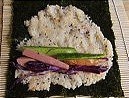 肉鬆紫甘藍壽司的做法 步骤2