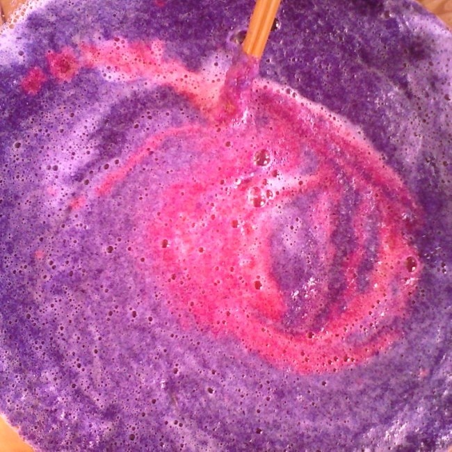 色誘系列之紫甘藍饅頭的做法 步骤2
