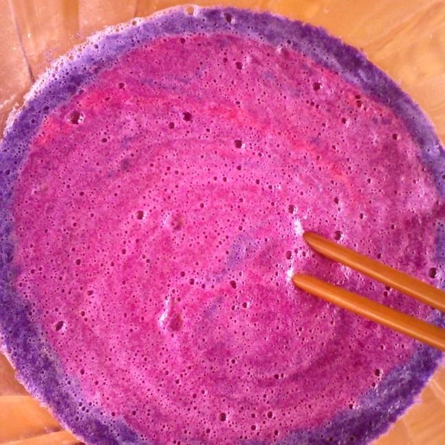 色誘系列之紫甘藍饅頭的做法 步骤3