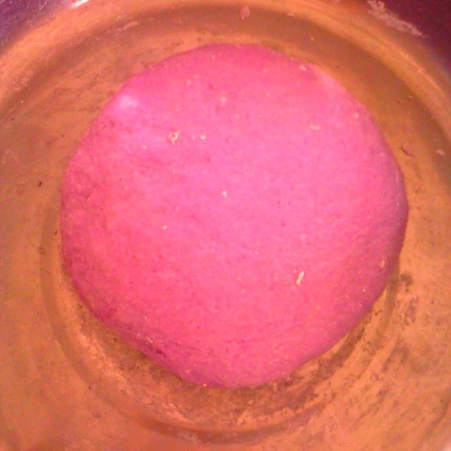 色誘系列之紫甘藍饅頭的做法 步骤5