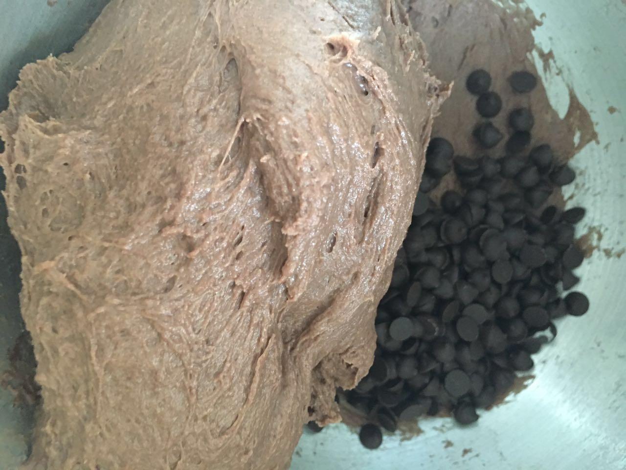 巧克力軟歐包－黑眼豆豆的做法 步骤3