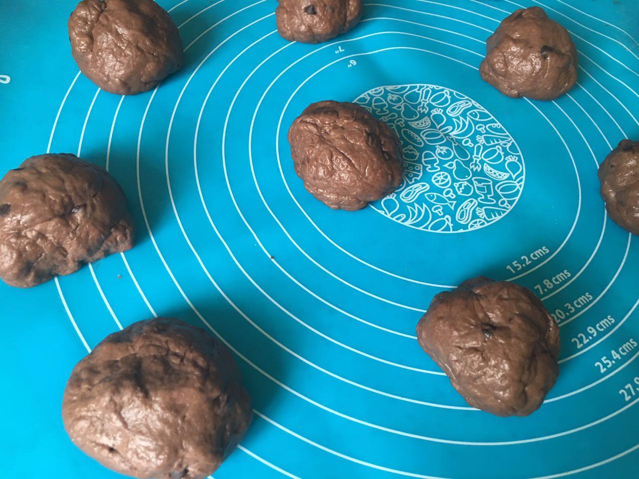 巧克力軟歐包－黑眼豆豆的做法 步骤7