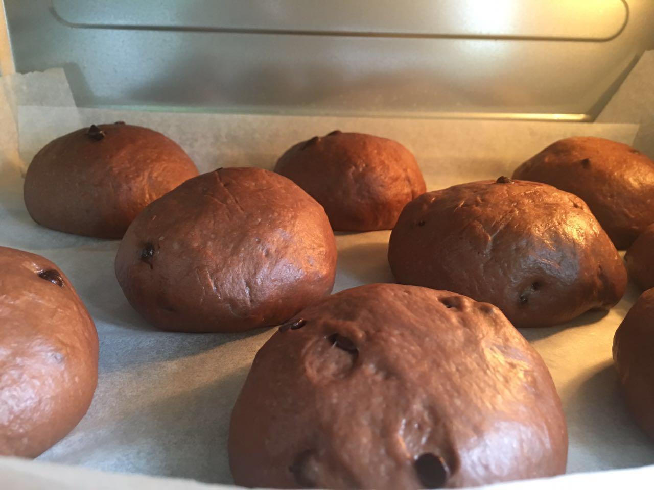 巧克力軟歐包－黑眼豆豆的做法 步骤13